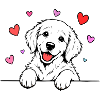 Golden_Retriever_Welpen_Pfote_Herz_weiss