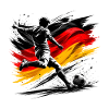 Kicker with German flag