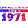 55th Birthday Limited Edition 07/1971