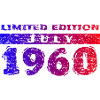 66th Birthday Limited Edition 07/1960