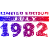 44th Birthday Limited Edition 07/1982
