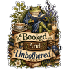 Booked And Unbothered Frog