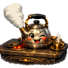 Kettle on stove