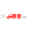 Logistik Design: Flugzeug, Lkw, Fracht