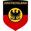 Deutschland Schildflagge mit Adler