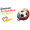 Gemeinsam Fußball Herzdesign