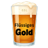 Flüssiges Gold Pint Design