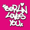 BLY_Berlin lovey you - Pink Sticker