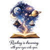Reading is dreaming - Magisches Buch & Sterne