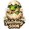 Cute Baby Dinosaur - Hatching Soon Dino