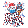 Humour patriotique Chill The Fourth Out