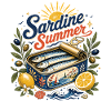 T-shirt d’été Sardine