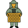 Beekeeper Honeycomb Beekeeping Beekeeping Honey Harvest