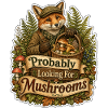Probably Looking For Mushrooms Fox
