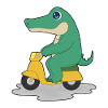 Crocodile Scooter