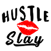 Baiser rouge sur fond noir