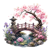 Kirschblüten Garten