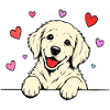 Golden_Retriever_Welpen_Pfote_Herz_beige
