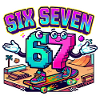 67 Retro Skateboard-Design