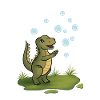 Dino bubble magic