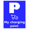 My charging point sign