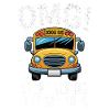 OMG School Bus Saying Illustration