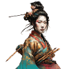 Geisha Samurai lady
