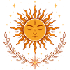 Midsummer Sun – Boho Symbol