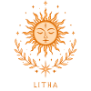 Litha Sun – Spiritual Boho Motif