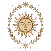 Midsummer Sun – Spiritual Boho Motif
