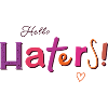 Hello Haters! Cooler Spruch