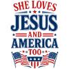 Elle aime Jésus et l’Amérique