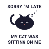 Late Cat Nap Excuse Tee