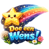 Wish Star and Rainbow Bloom