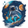 Astronaute dans l’espace