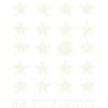 Be Different Star Grid Circle