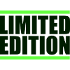 Limited Edition Large Font Neon Green
