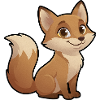 Warmer Cartoon-Fuchs
