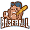 Rogue Batter Baseball-Maskottchen
