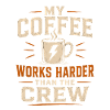 Lineman Humor Power Cable Coffee