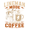 Funny Lineman Coffee Electricity Work