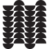 Noir Wave Geometric Grid