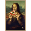 Mona Lisa isst Pizza