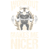 Trash Panda GYM Workout Raccoon