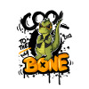 Casual Dino BONE font