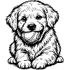 Puppy Portrait Inkline