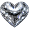 Herz Disco Glitzer