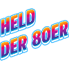 Held der 80er Neon-Retro