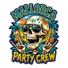 Mallorca Party Team Skeleton