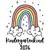 Kindergartenkind 2026 Regenbogen Bunt Kindergarten